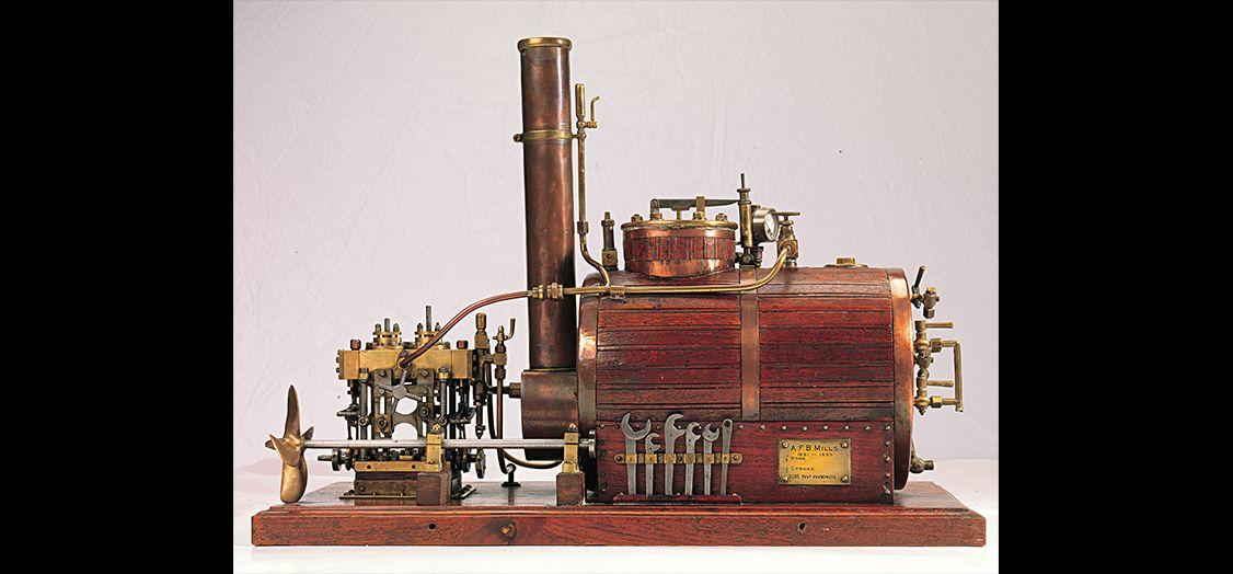buharlı gemi makinesi 1900's