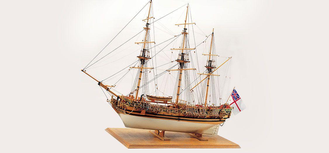 İngiliz Kraliyet Donanması’na Ait Kalyon Modeli